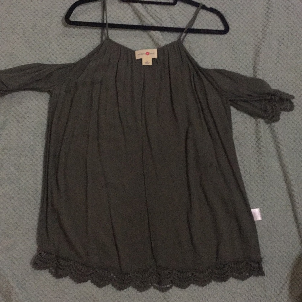 Dark green blouse